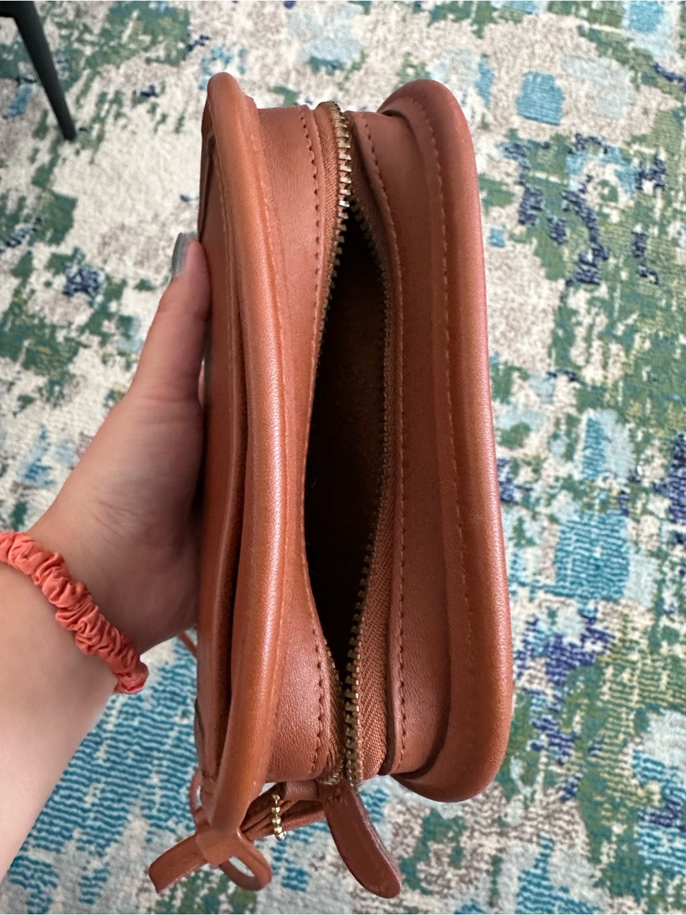 Vintage COACH Abbie Brown Leather Small Crossbody Bag - Picture 4 of 7